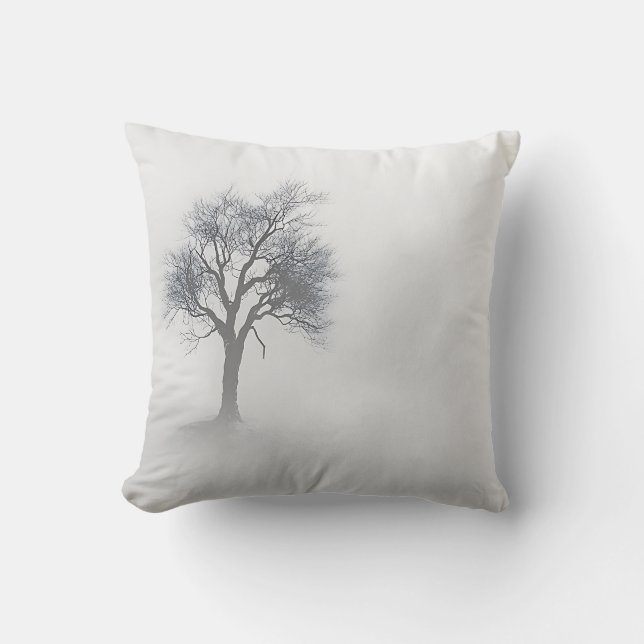 Coussin Sentinelle d'hiver (Recto)