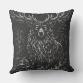 Coussin Sentinelle Hibou ailé par BurnsInHell (Verso)