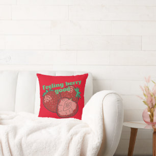 Coussin SENTIR BERRY BONNE fraise drôle fruits