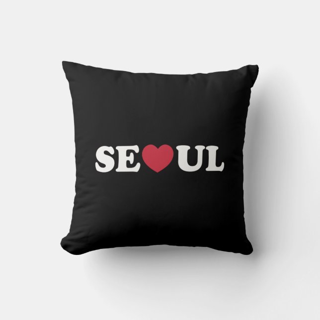 Coussin Séoul Love Heart (Recto)