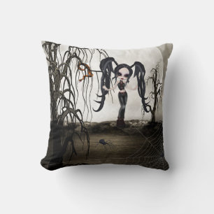 Coussin Sepia Goth Girl
