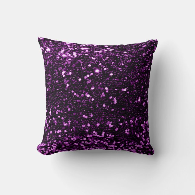 Coussin Séquin de mode de raisin de parties scintillant Vi (Recto)