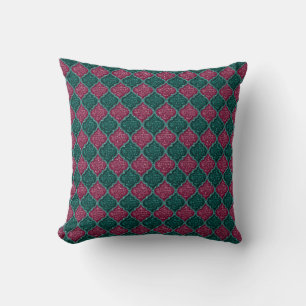 Coussin Séquins MQF-COUSSIN Plum-Jade-Sq