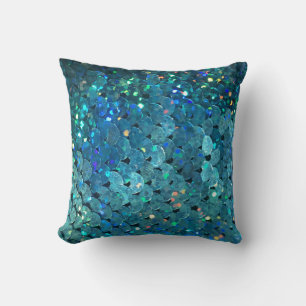 Coussin Séquins Sparkle : Macro Abstrait Arrière - plan