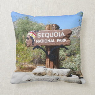 Coussin Sequoia National Park Sign Coussin!