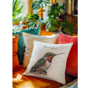 Coussin Serenade de colibri bijoux, coutume