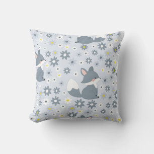 Coussin Serene Fox et Daisies