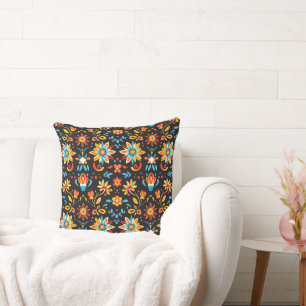 Coussin Serene Motifs pétales 20x20 Pillow