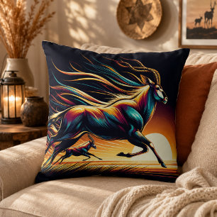 Coussin Sérénité en mouvement Inspiré de l'antilope