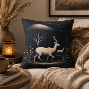 Coussin Sérénité en mouvement Inspiré de l'antilope