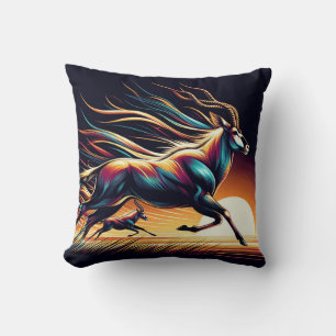 Coussin Sérénité en mouvement Inspiré par l'antilope