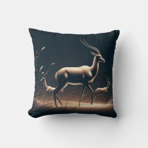 Coussin Sérénité en mouvement Inspiré par l'antilope
