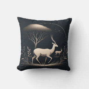 Coussin Sérénité en mouvement Inspiré par l'antilope