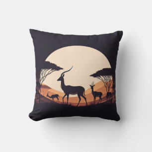 Coussin Sérénité en mouvement Inspiré par l'antilope