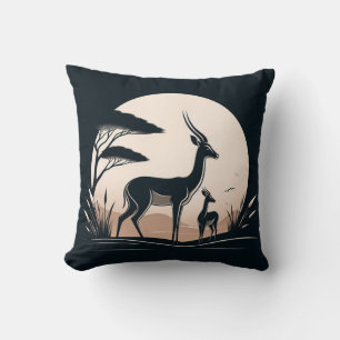 Coussin Sérénité en mouvement Inspiré par l'antilope