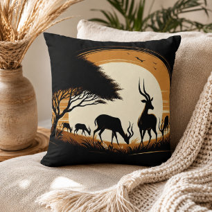 Coussin Sérénité en mouvement Inspiré par l'antilope