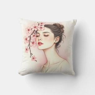 Coussin Sérénité florale – Floral Féminin