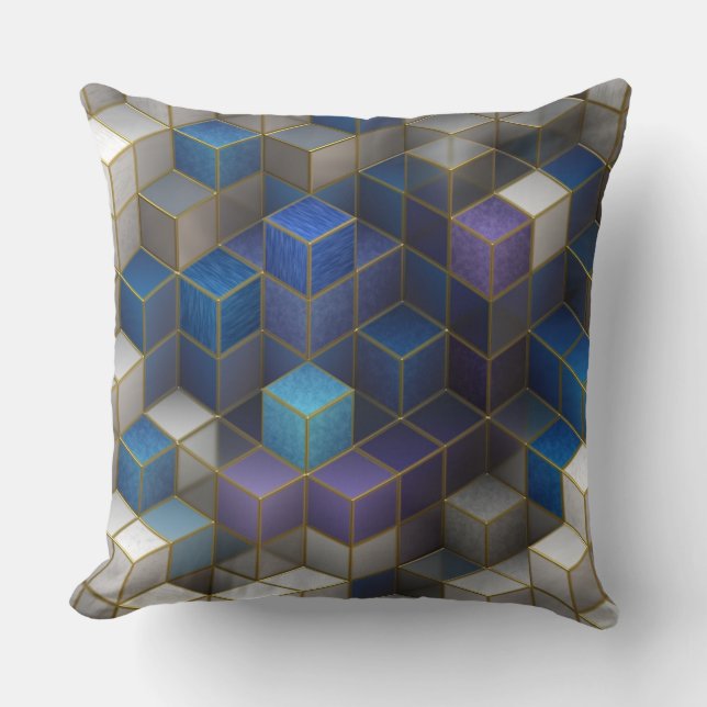 Coussin Série abstraite 12. (Recto)