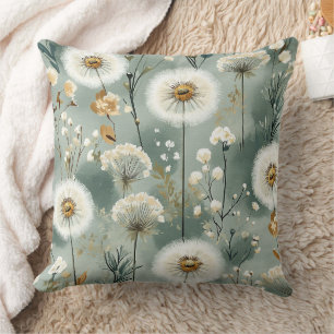 Coussin Série de design de pissenlit #3