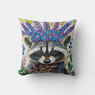 Coussin Série d'oeuvres originales, Raccon