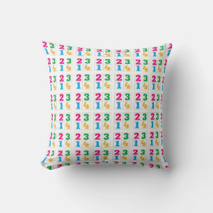 Coussin Série numérique 1234