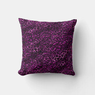 Coussin Série Purple and Gold Leopard Design 3