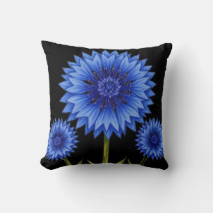 Coussin Série Radiant Petal – Bleuet