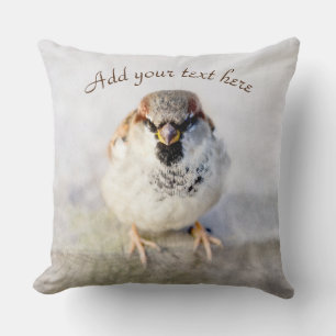 Coussin Serious Sparrow