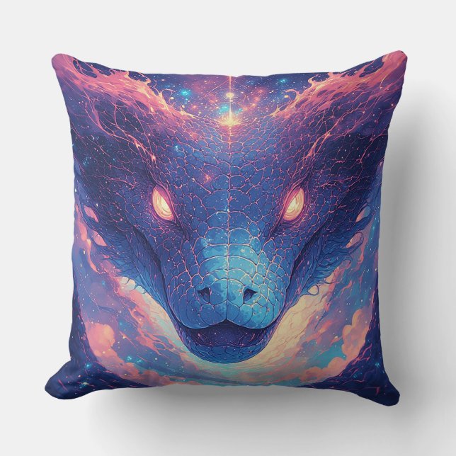 Coussin Serpent ardent à l'énergie dynamique (Recto)