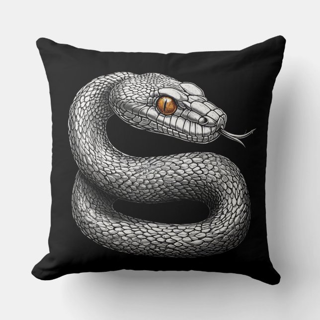 Coussin Serpent d'argent (Recto)