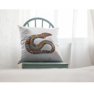Coussin Serpent Terre Coli