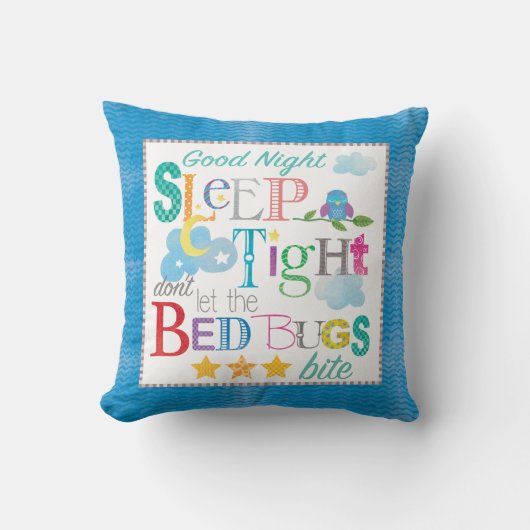 Coussin serré de bonne nuit de sommeil (Recto)