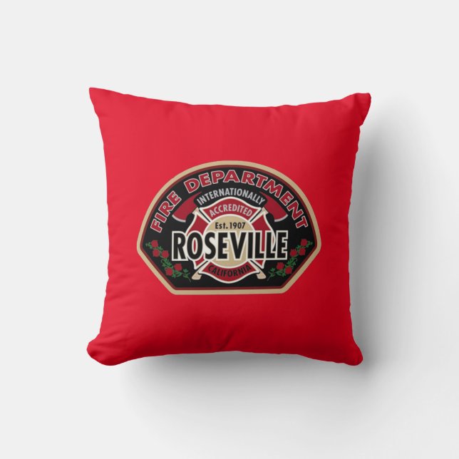 Coussin Service des incendies de Roseville (Recto)