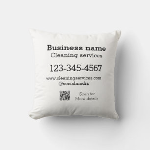 Coussin Services de nettoyage ajouter l'adresse e-mail du