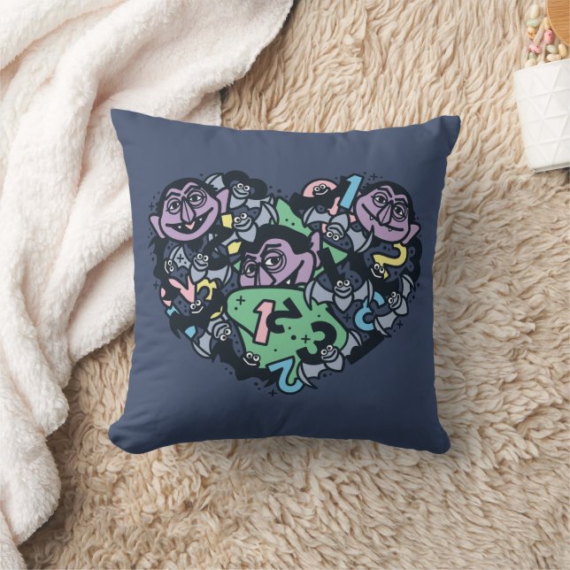 Coussin Sésame Sésame | Comte von Count Doodle Heart (Couverture)