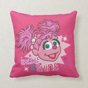 Coussin Sesame Street   Abby Cadabby - Étincelle & Brillan