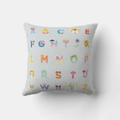 Coussin Sesame Street | Lettres de l'alphabet (Verso)