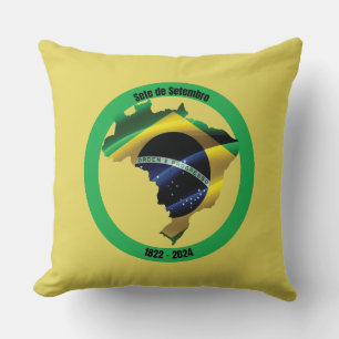 Coussin Sete de Setembro (fête de l'indépendance du Brésil