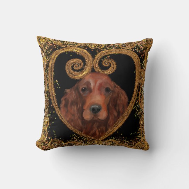 COUSSIN  SETTER IRLANDAIS (Recto)