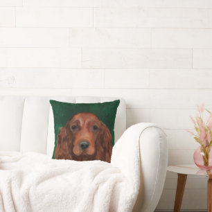 Coussin Setter rouge irlandais