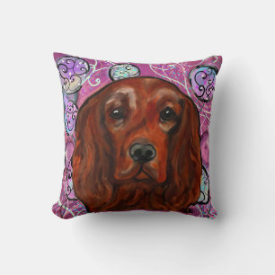 Coussin Setter rouge irlandais  