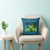 Coussin SEULEMENT TOUS LES DEUX Couples chrétiens flamants (Chaise)