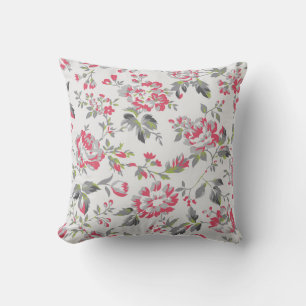Coussin Shabby Chic Floral Rose Motif