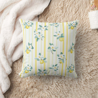 Coussin Shabby Chic Lemon Floral Series Design #12
