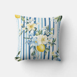 Coussin Shabby Chic Série Florale Citron Design #1