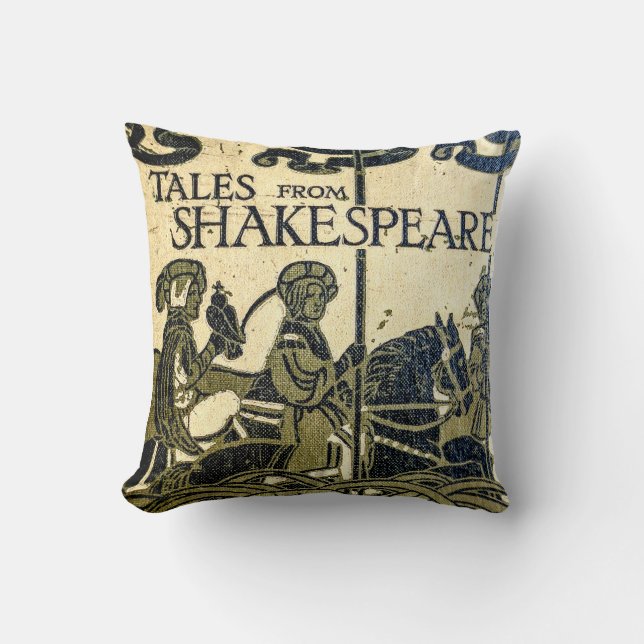 Coussin Shakespeare Art Nouveau (Recto)