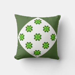 Coussin Shamrock de la Saint-Patrick
