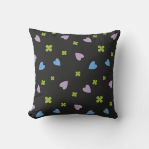 Coussin Shamrock et Motif de coeur