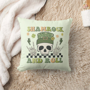 Coussin Shamrock et rouleau - Clover de squelette