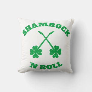 Coussin Shamrock 'n Roll Grunge
